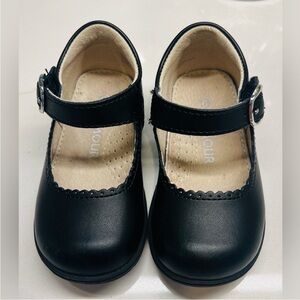 L’Amour Chloe scalloped Mary Janes Toddler 6